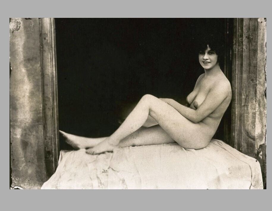 Sexy Prostitute PHOTO New Orleans Brothel Vintage c1912 Bedroom Boudoir