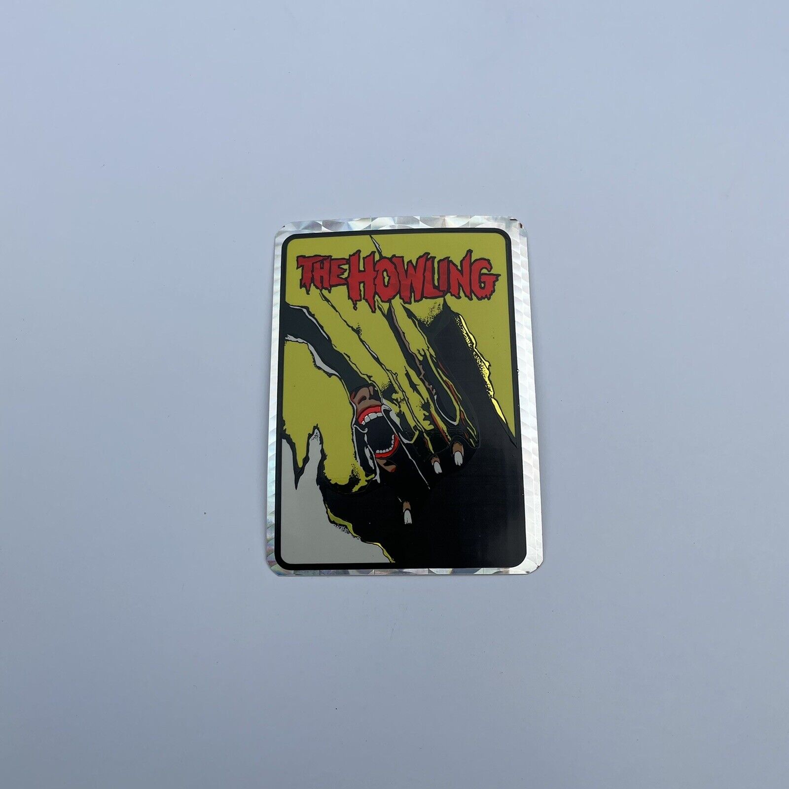 Vintage The Howling Prism Vending Machine Sticker Horror Movie 80s Collection