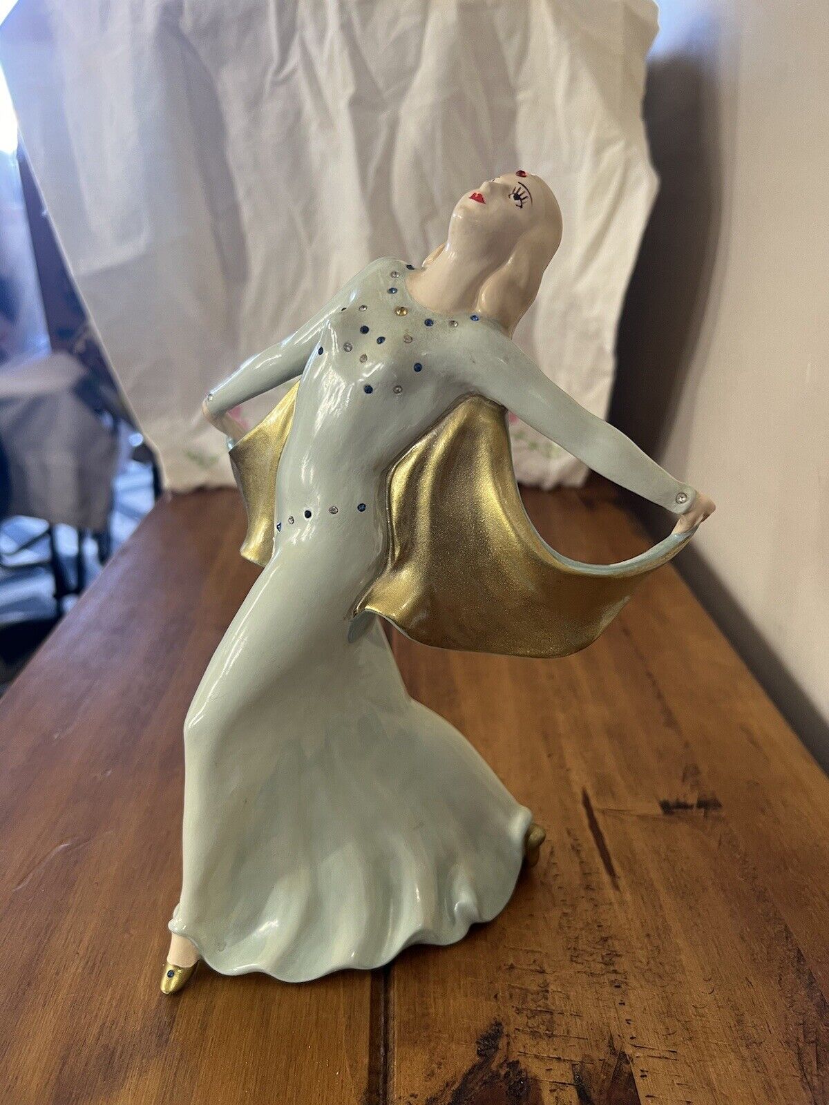 Vintage Dancing Figurine Lady 