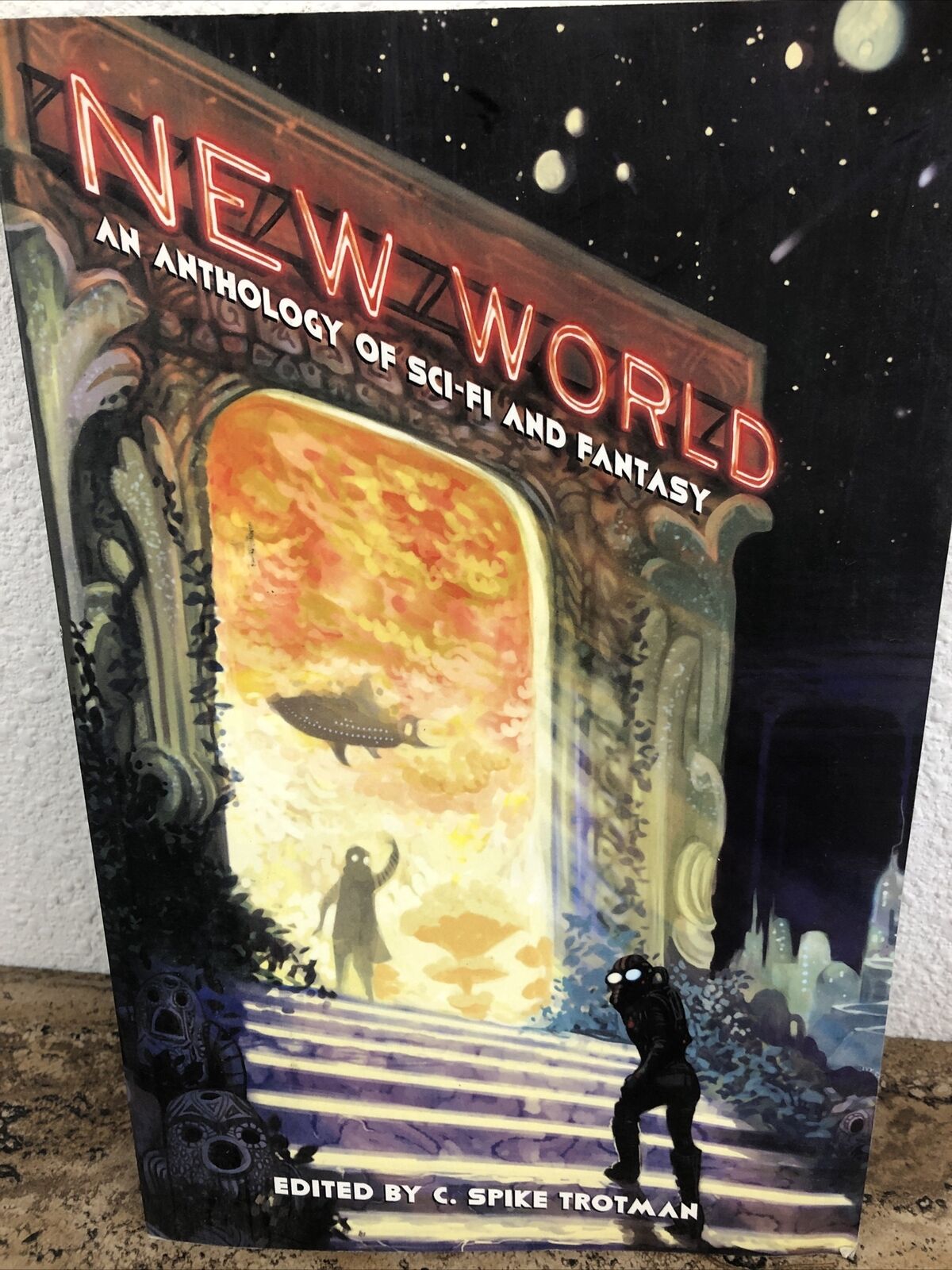 NEW WORLD Sci Fi Fantasy Anthology Graphic Novel Science Fiction C Spike Trotman