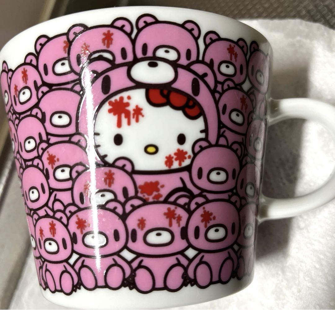 Gloomy the Naughty Grizzy Mug Hello Kitty Collaboration Sanrio