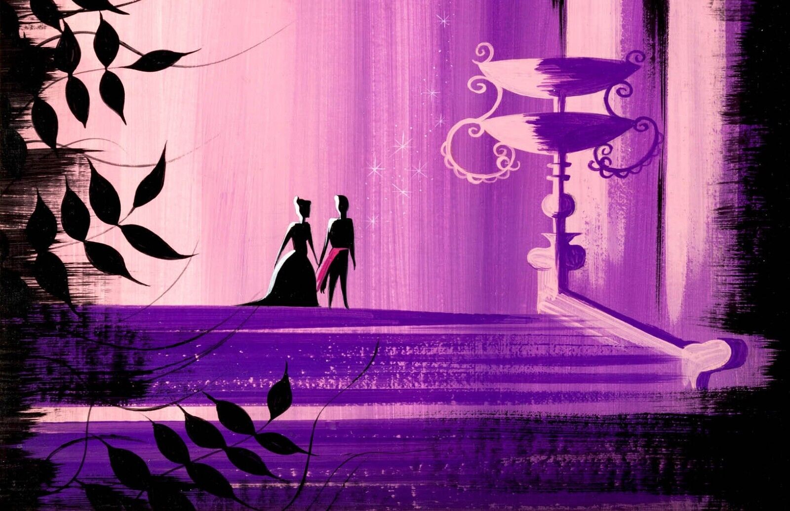 Mary Blair Disney Cinderella and the Prince Happily Ever After Concept Poster