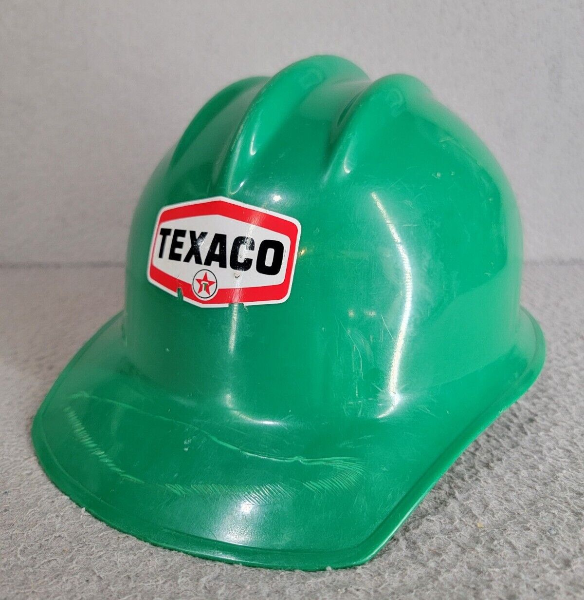 Vintage Texaco Oil Bullard Hard Boiled Hard Hat #303 w/ Liner Green Safety 1981 