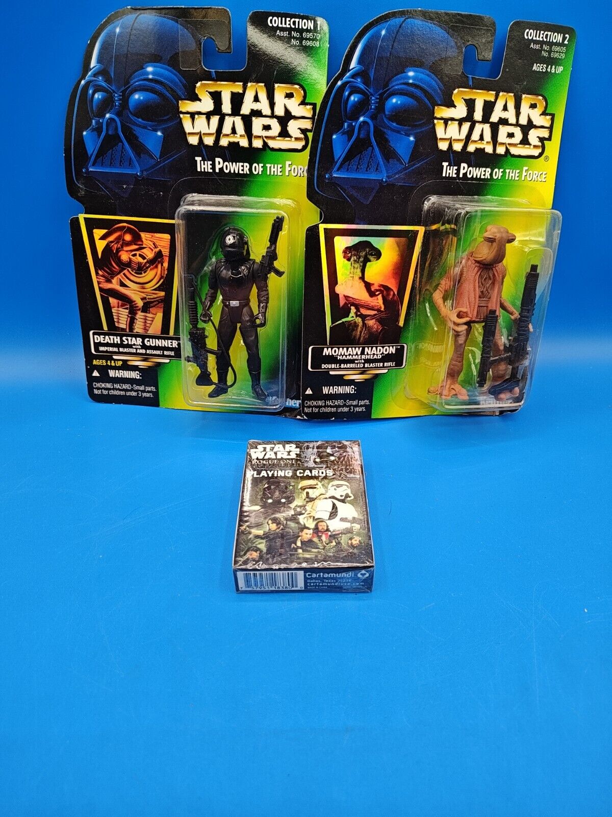 Vintage 1996 Star Wars green card Death Star Gunner, Momaw Nadon, Cards Sealed