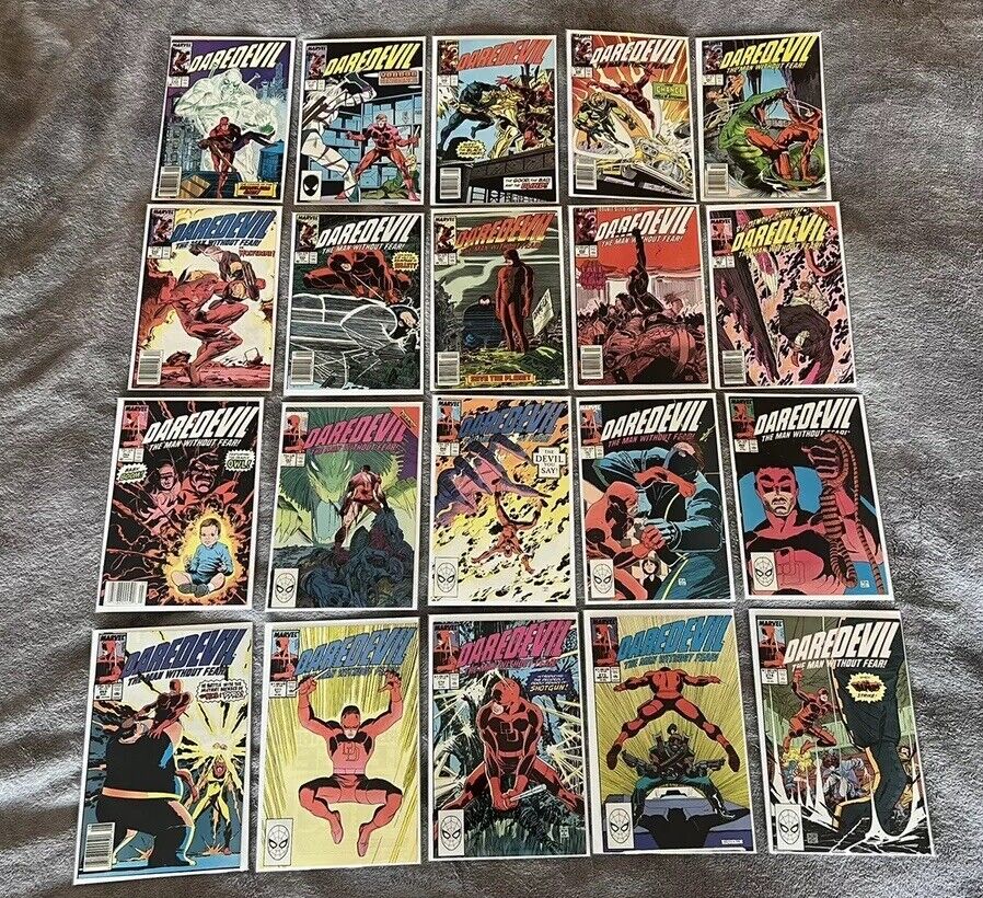 DAREDEVIL LOT of 20 Comics 1987-1989 Marvel Comics