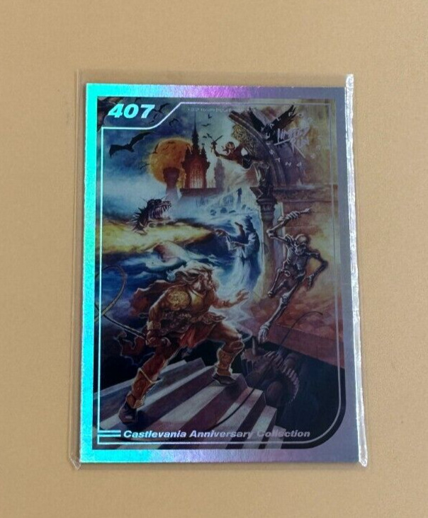 Limited Run Games (LRG) Card Castlevania Anniversary Collection #407 Silver