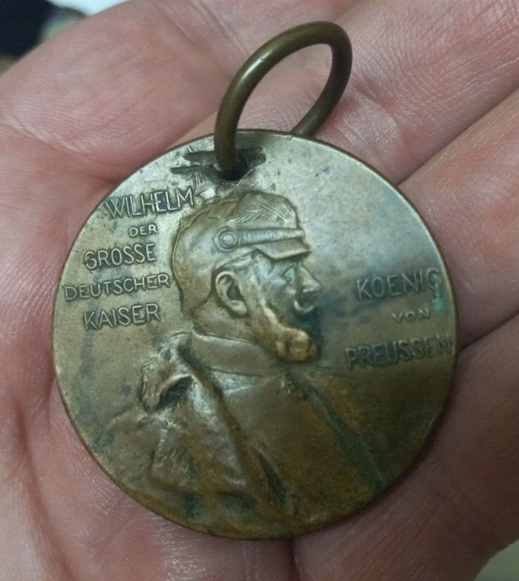1897 Pre WW1 WWI Imperial German Army Military Kaiser Wilhelm Centenary Medal