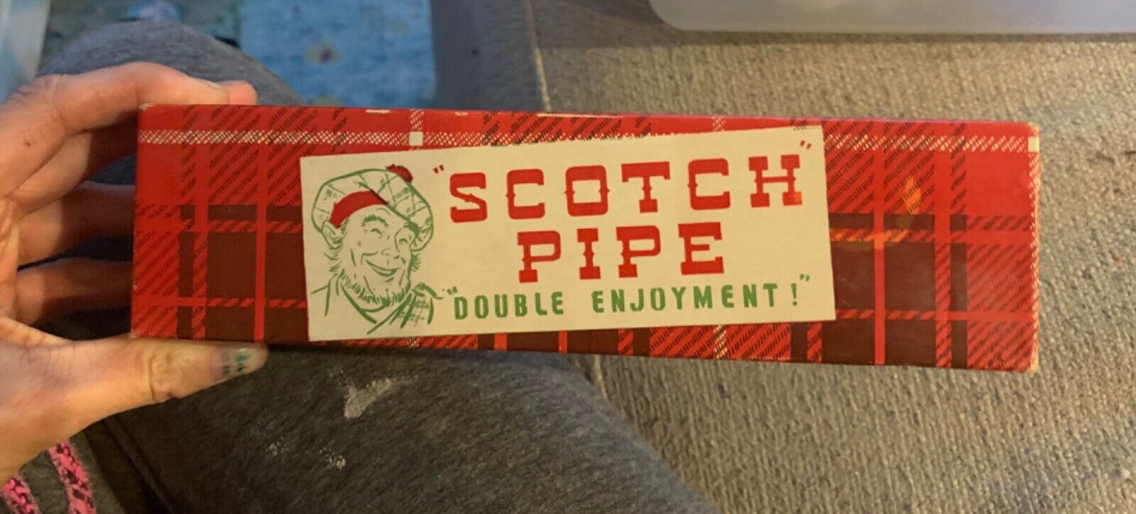 Vtg 1941 scotch pipe double enjoyment + box