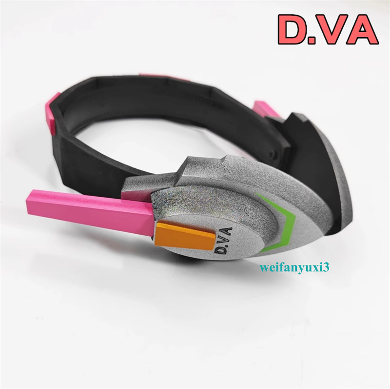 Overwatch OW D.Va DVA Earphone Headset Halloween Cosplay Props PVC Toy Gift 