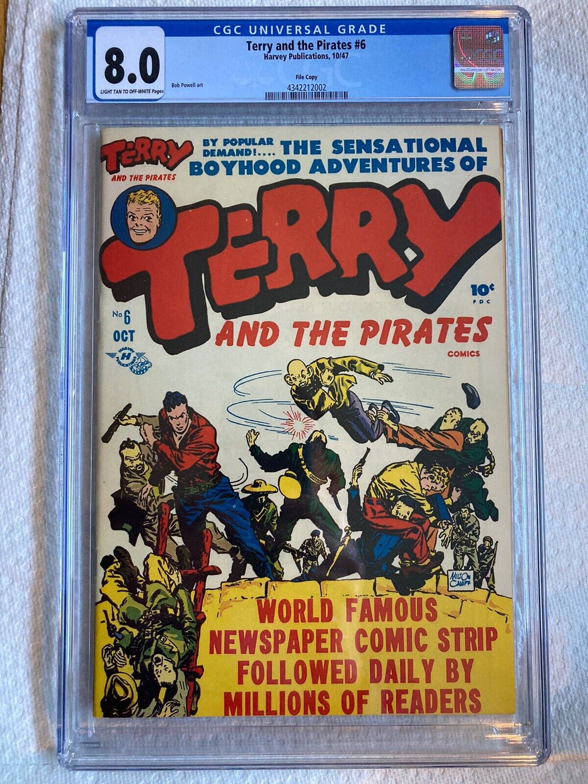 Terry and the Pirates CGC 6, 14 and 25 - all File copies Golden Age