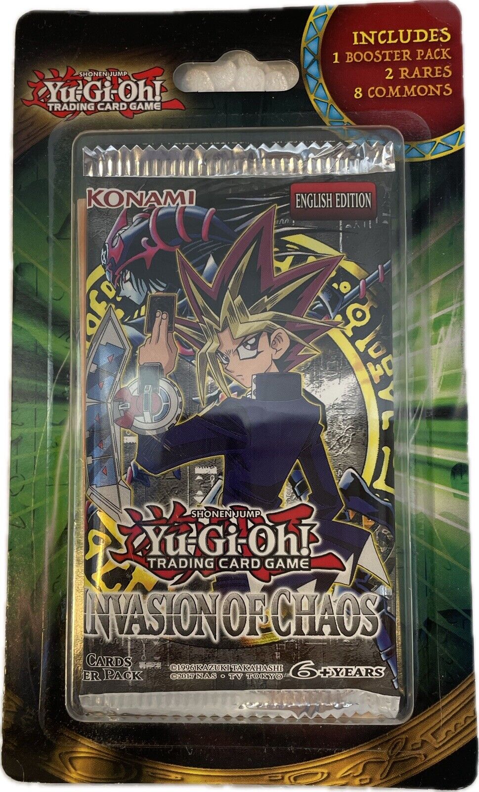 Yu-Gi-Oh Invasion Of Chaos Booster Blister Bonus Pack New Sealed