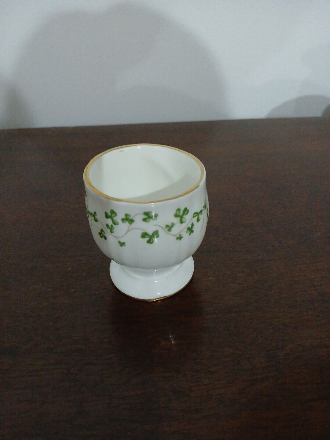 Vintage Royal Tara Shamrock Egg Cup