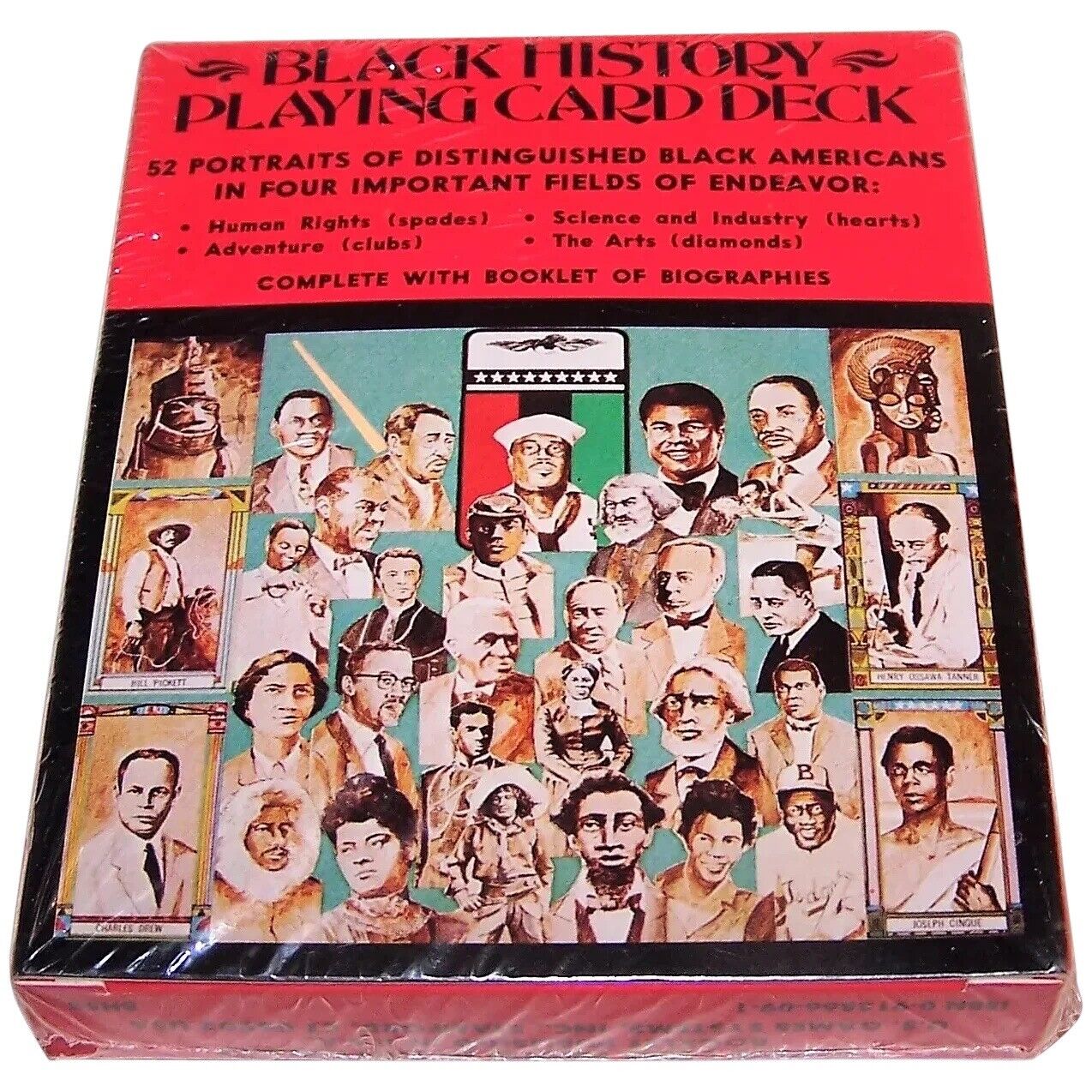 Vintage Famous Blacks playing cards deck
