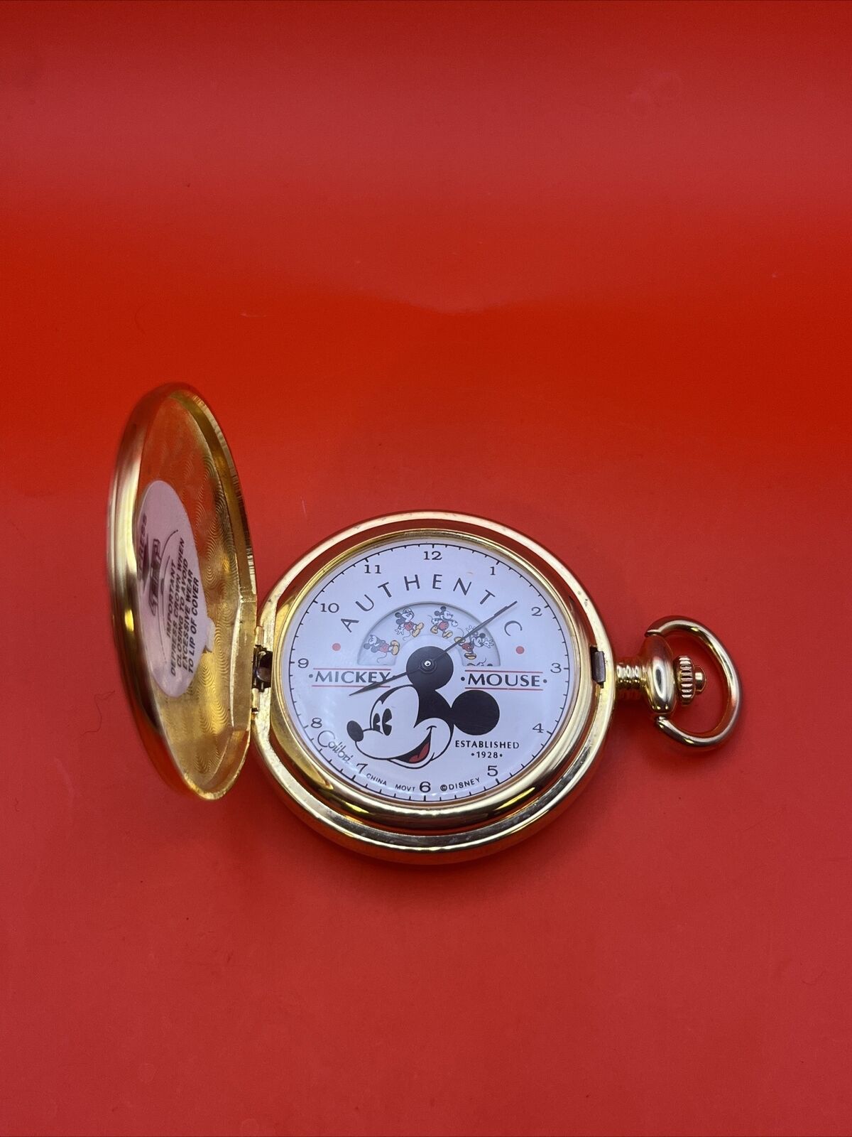Extremely Rare Vintage Colibri Mickey Mouse Pocket Watch (WORKS PERFECTLY)