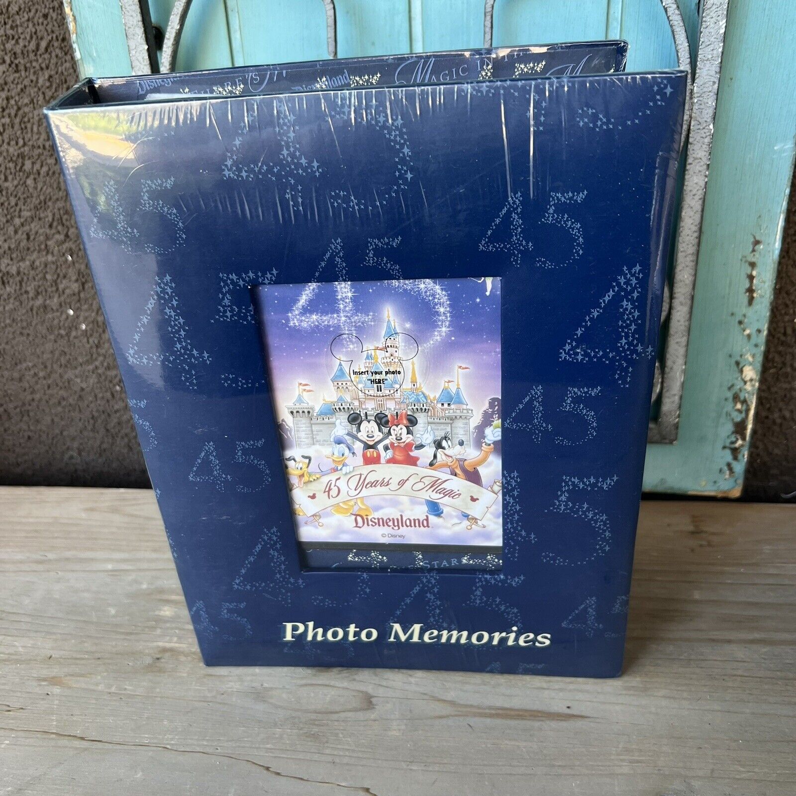Disneyland 45 Years of Magic Photo Memories Display Album Walt Disney New