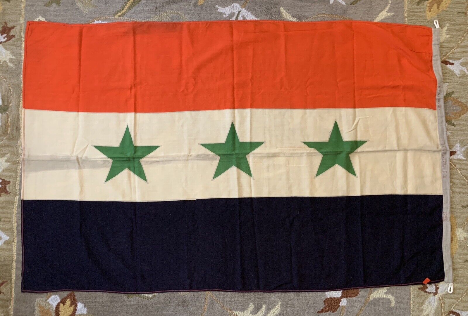 Original Desert Storm Iraqi Naval Ensign Bring Back Flag Iraq Wool Iraq War