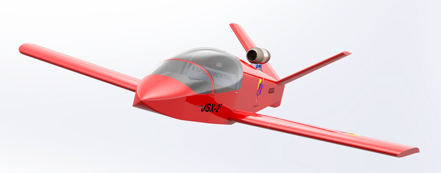 Sonex Aircraft SubSonex JSX-2T Airplane Desk Wood Model Small New