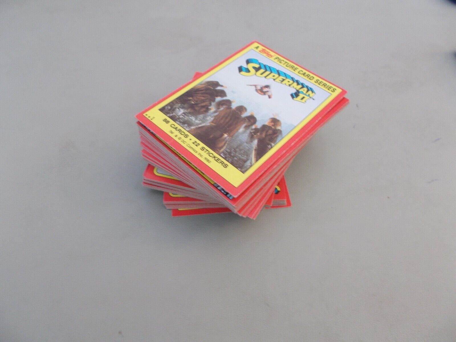 1980 Topps Superman 2 Complete 88-Card Set No Stickers