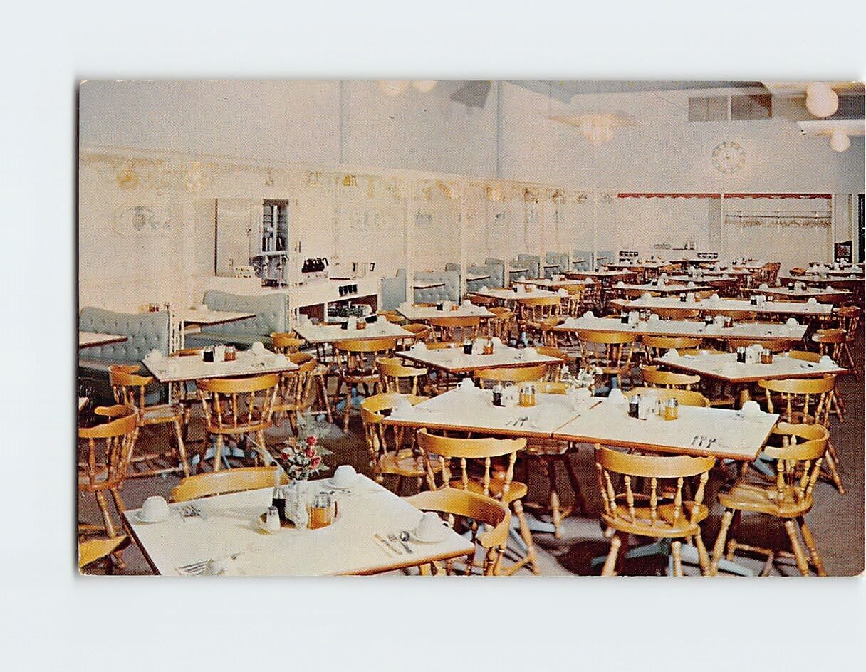 Postcard Interior of Perkin's Pancake House St. Paul Minnesota USA