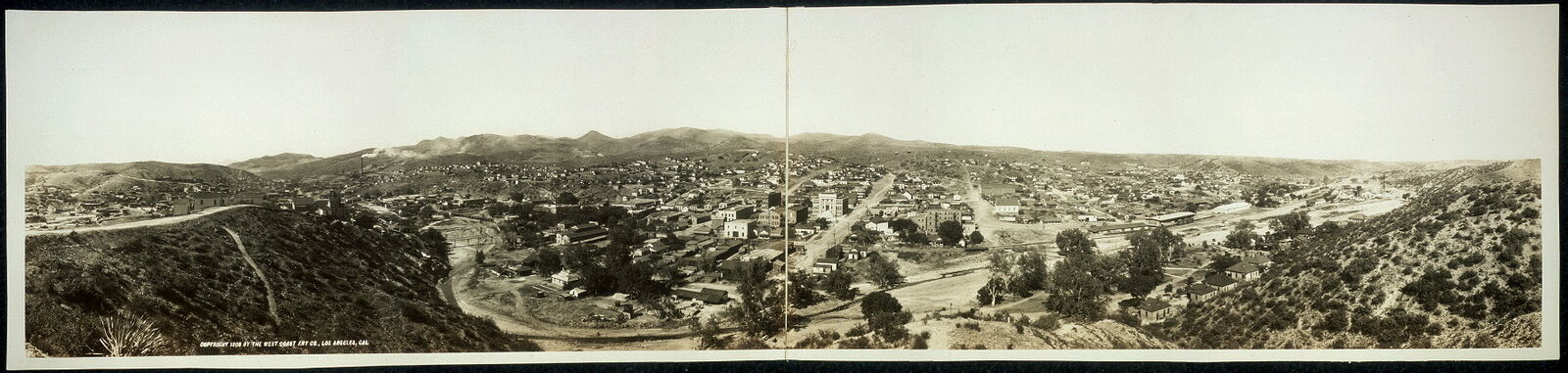 Photo:1909 Panorama: Globe,Arizona
