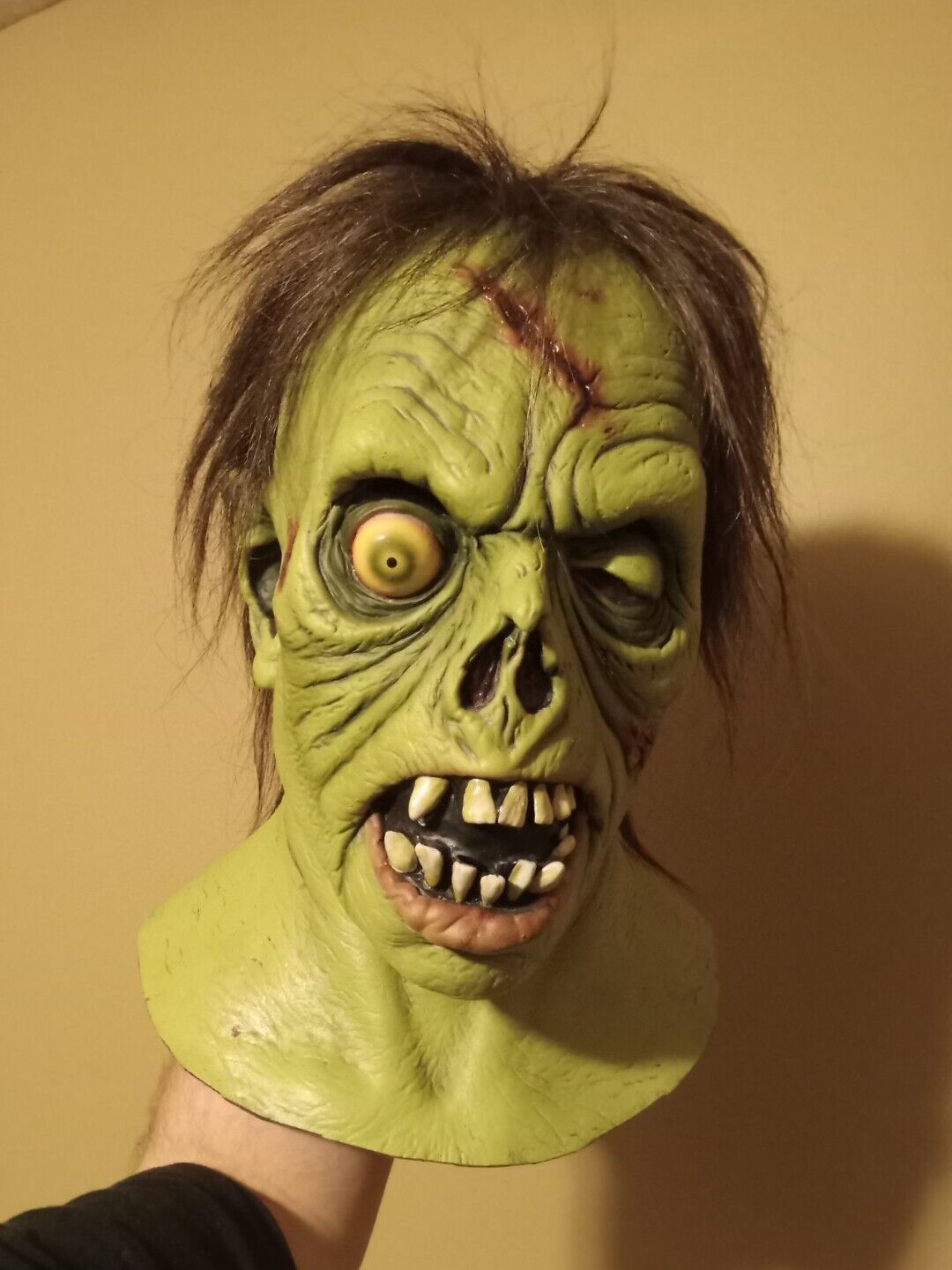 Death Studios Shock Monster Halloween Mask Wearable Copy Like New Condition 