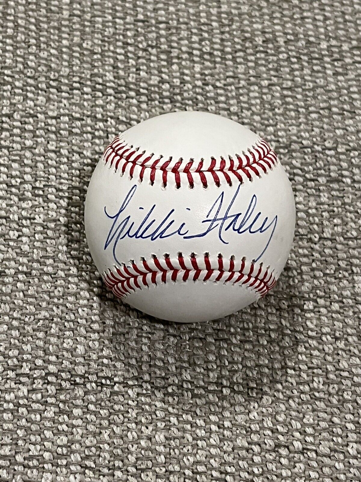 EXACT PROOF NIKKI HALEY Signed Autographed ROMLB Baseball Presidential Candidate