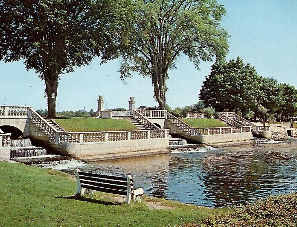 Vintage Chrome Postcard Babylon Park Great South Bay Long Island New York NY