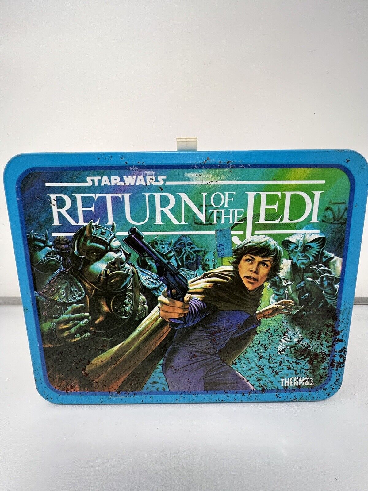 Vintage 1983 Star Wars Return of the Jedi Metal Lunch Box w/ Thermos