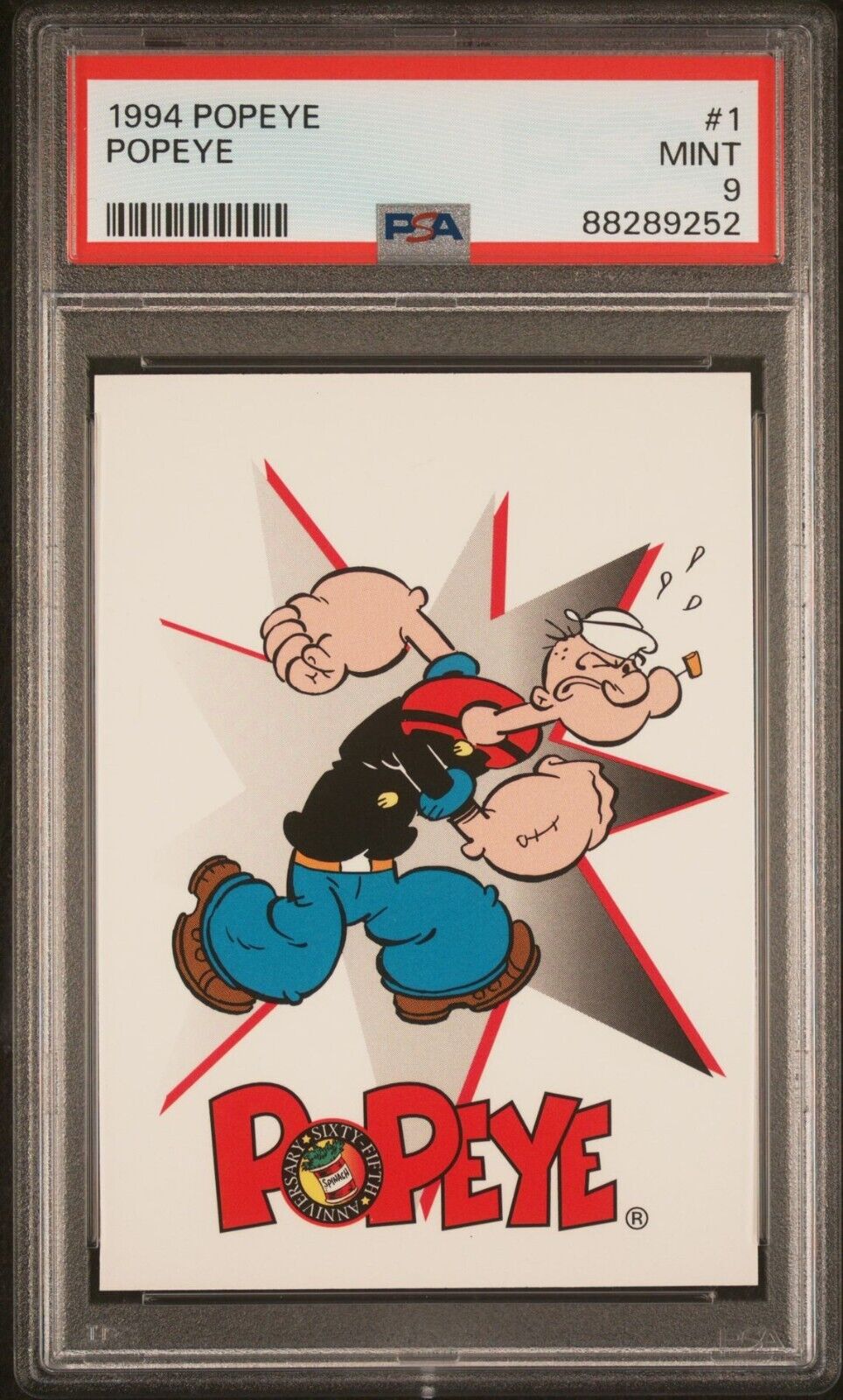 1994 Popeye Sailor man RC #1 PSA 9 Mint POP 4 Very RARE only 1 graded ^  9252