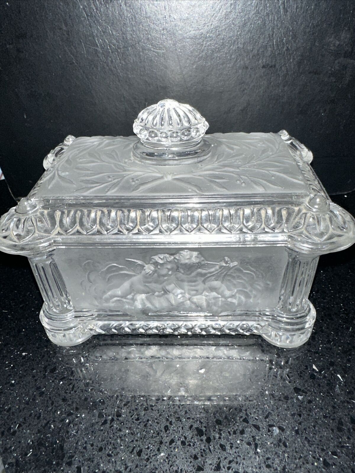 Very Rare Box Crystal Of Baccarat Model “The Love” 