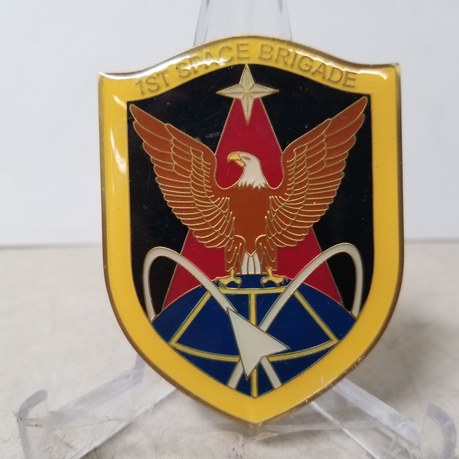 Presented For Excellence 1St Space Brigade Challenge Coin 