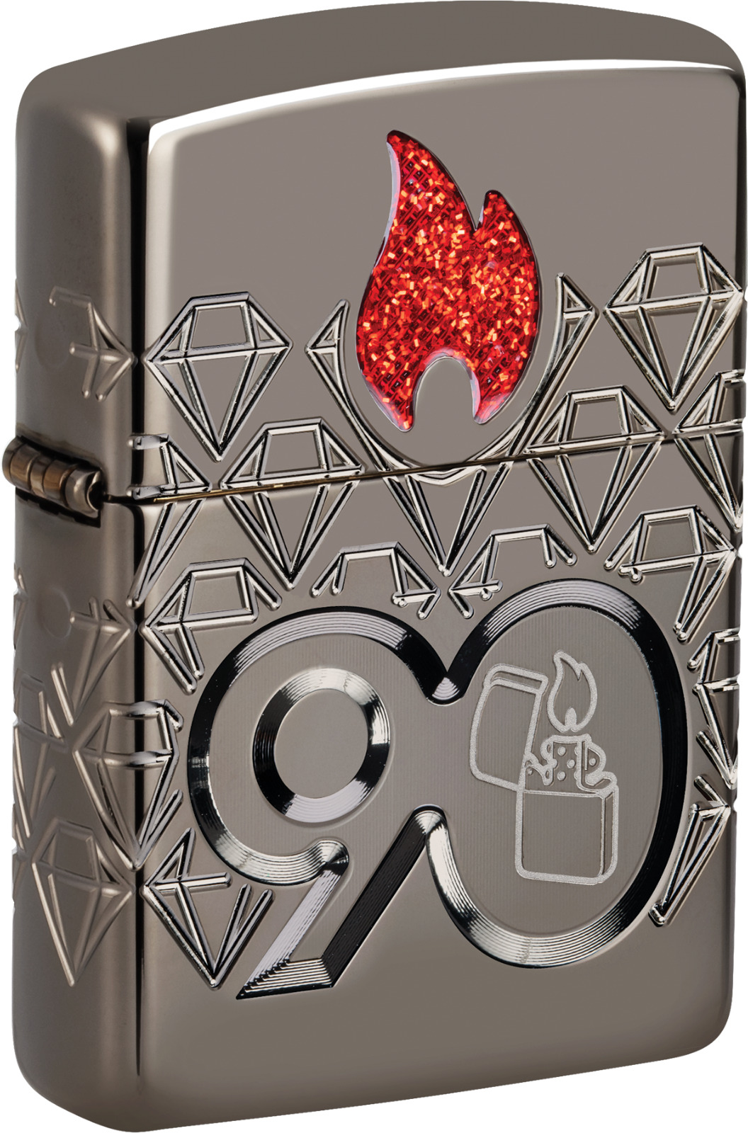 Zippo 90th Anniversary Collectible 2022 Limited Edition Black Ice