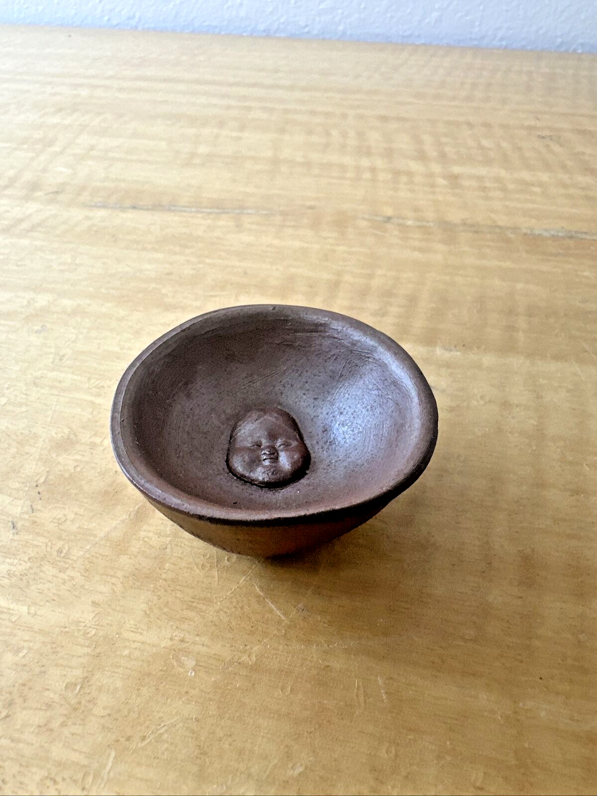 Unique/Bizarre Sake Cups with face inside and outside
