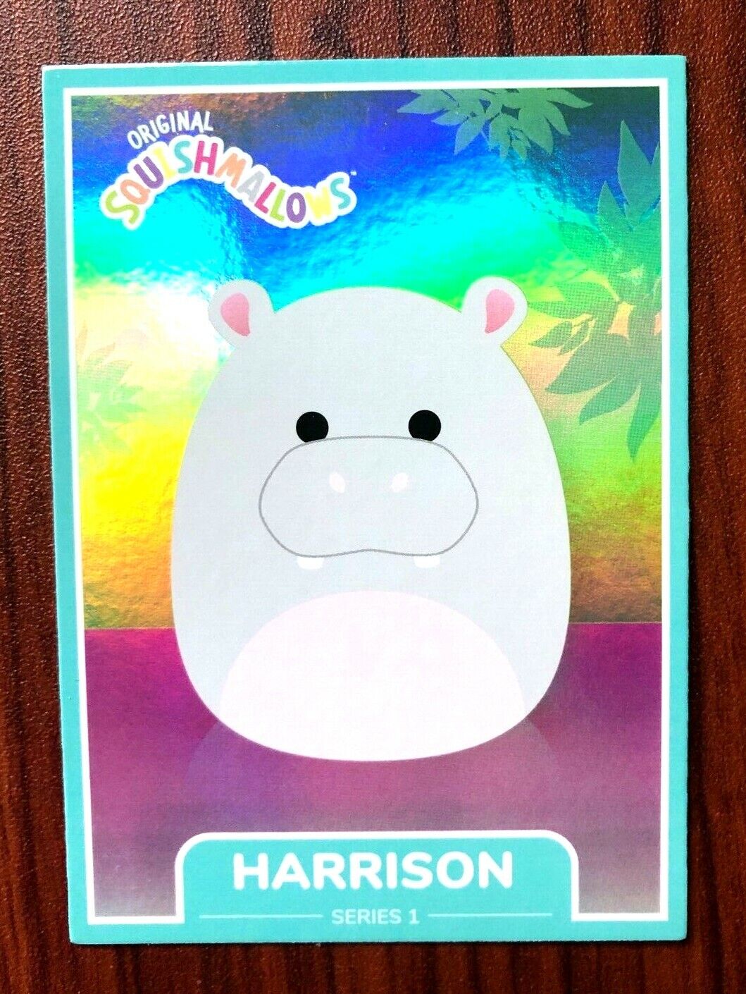 2021 Squishmallows Series 1 HARRISON Holo Foil Card #4 Kellytoy