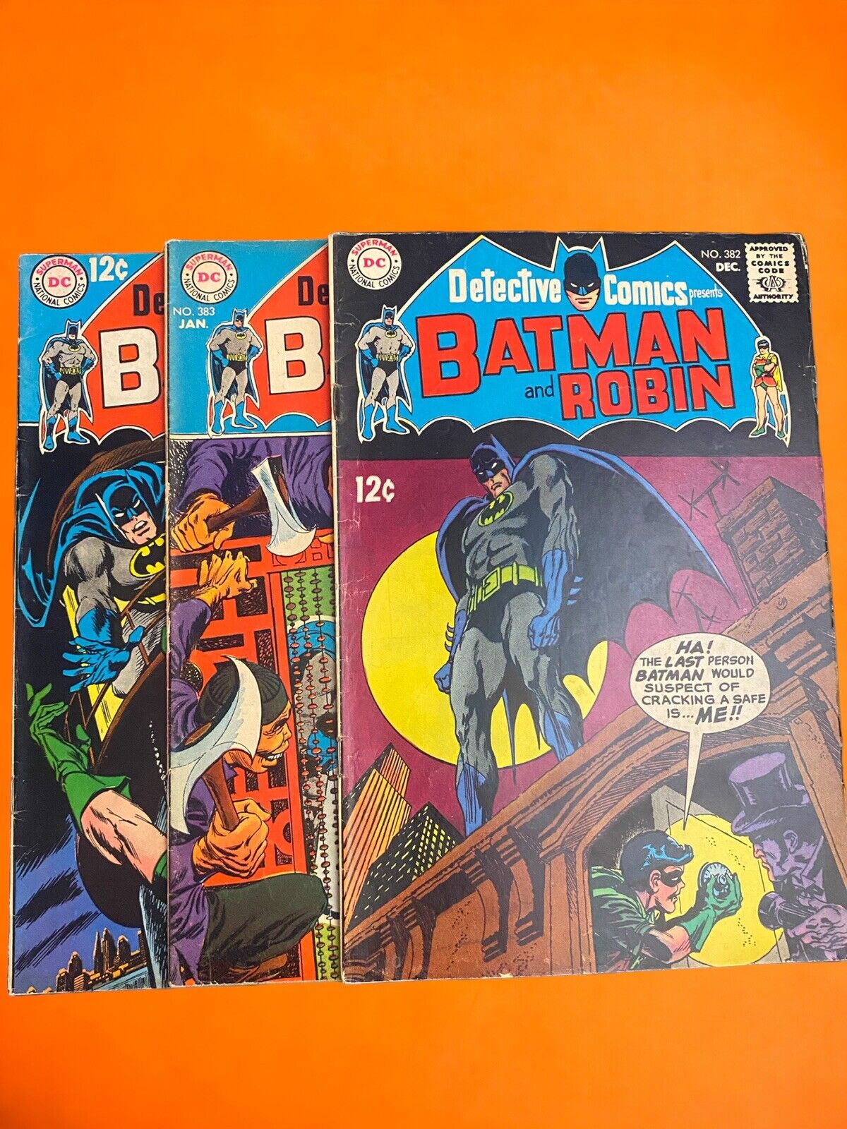 DC Comics Lot Of 3 Batman And Robin Issue No. 381, No. 382, No. 383