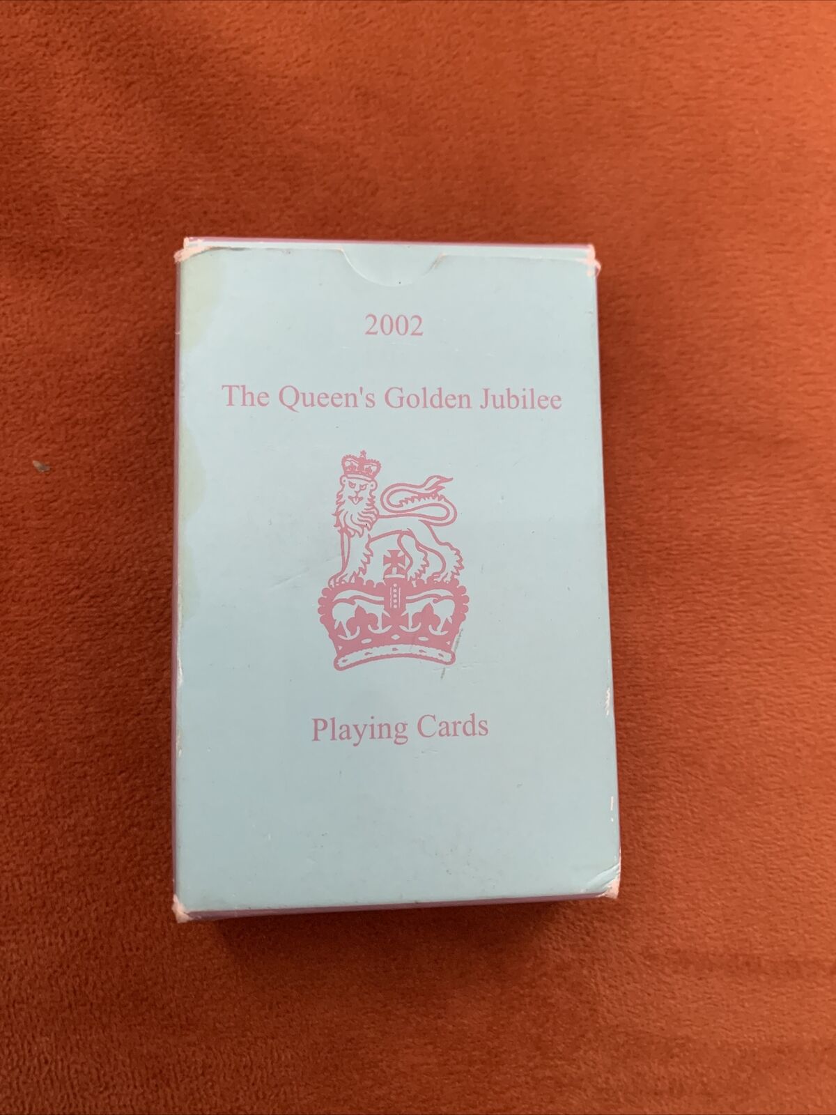 The Queen’s Golden Jubilee 2002 Playing Cards Sealed New Full Deck