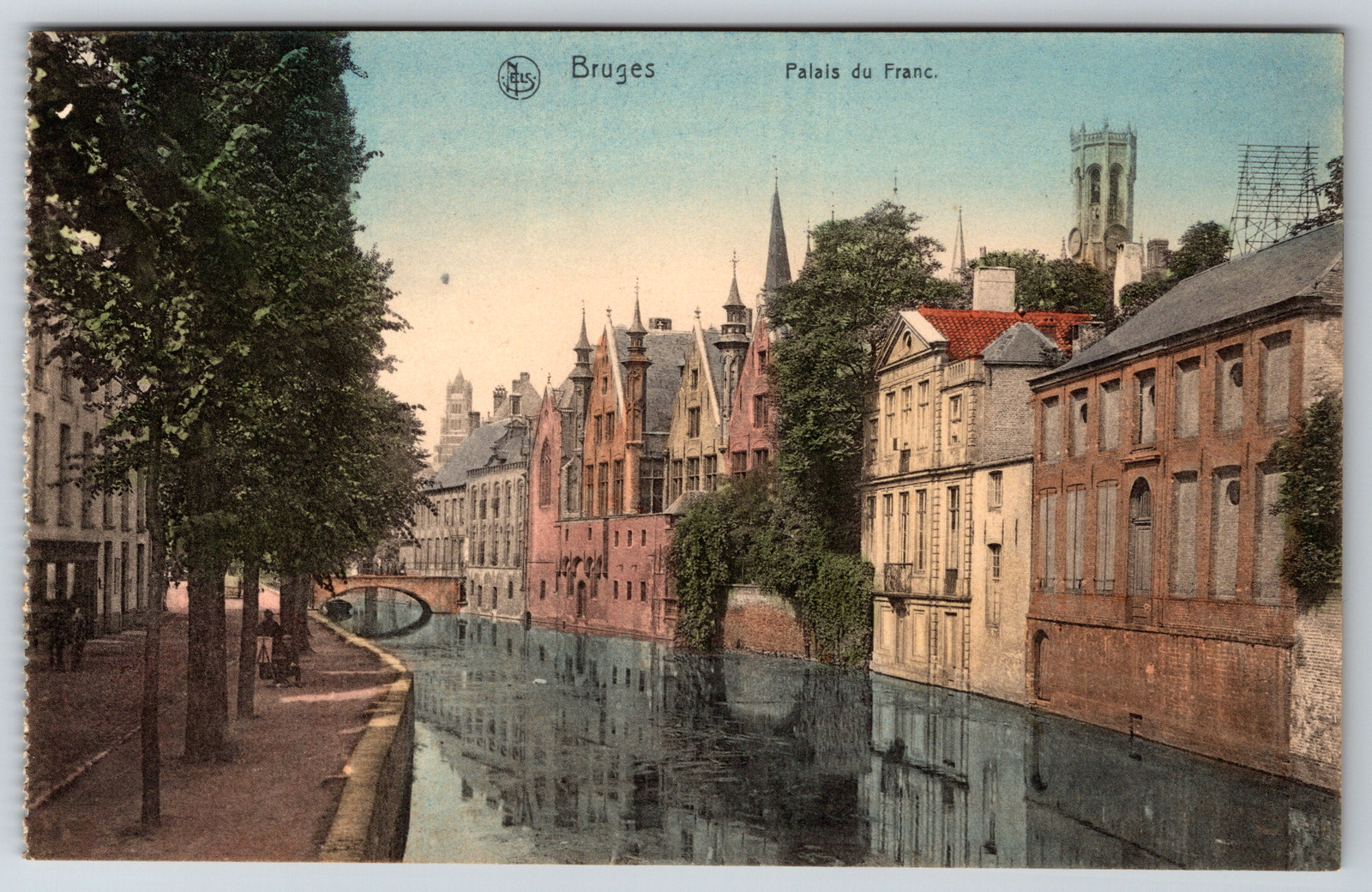 c1950s Bruges Palais Du Franc Palace Frank\'s Vintage Postcard