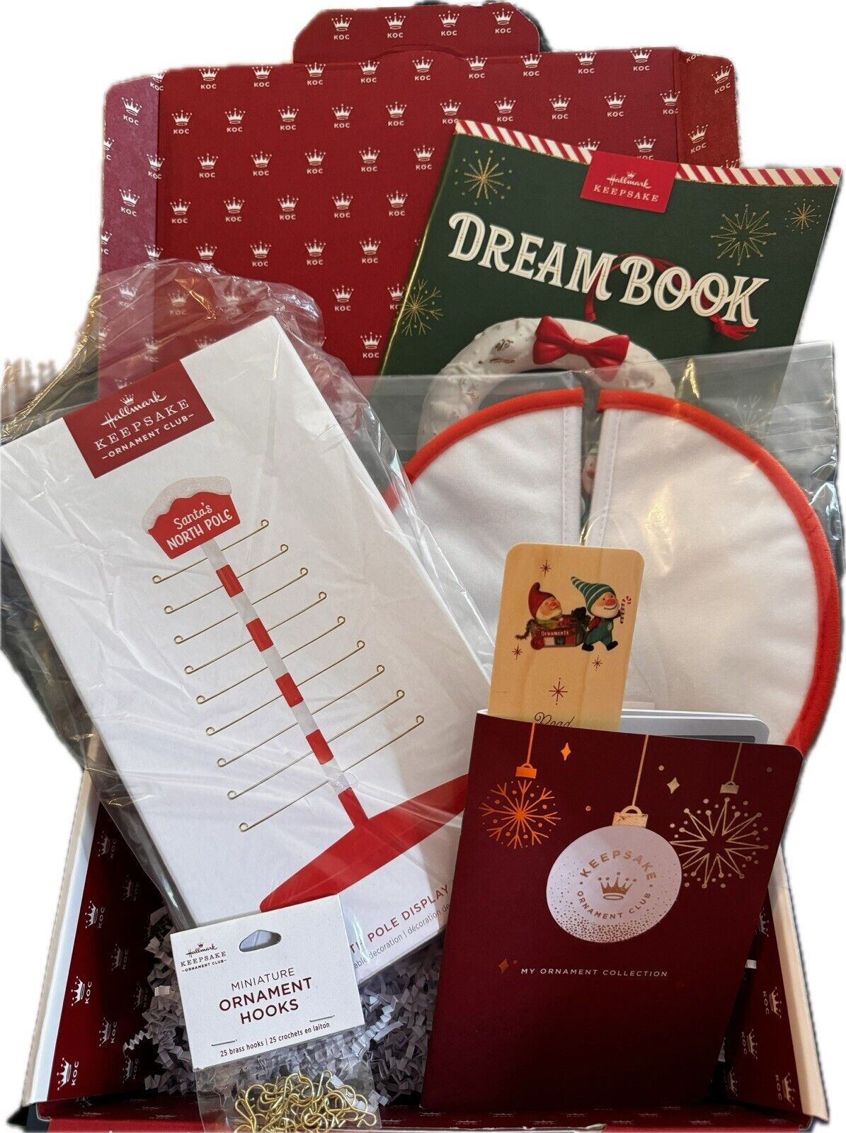 Hallmark 2024 Keepsake Ornament Club Box +Dream Book (Ornaments Not Included)