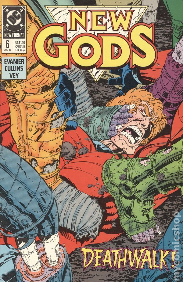 New Gods #6 FN 6.0 1989 Stock Image