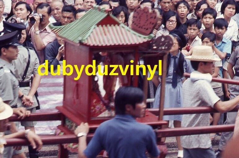 (7) Rare Vintage 1974 Original Slides China Hong Kong Cheung Chau Bun Festival