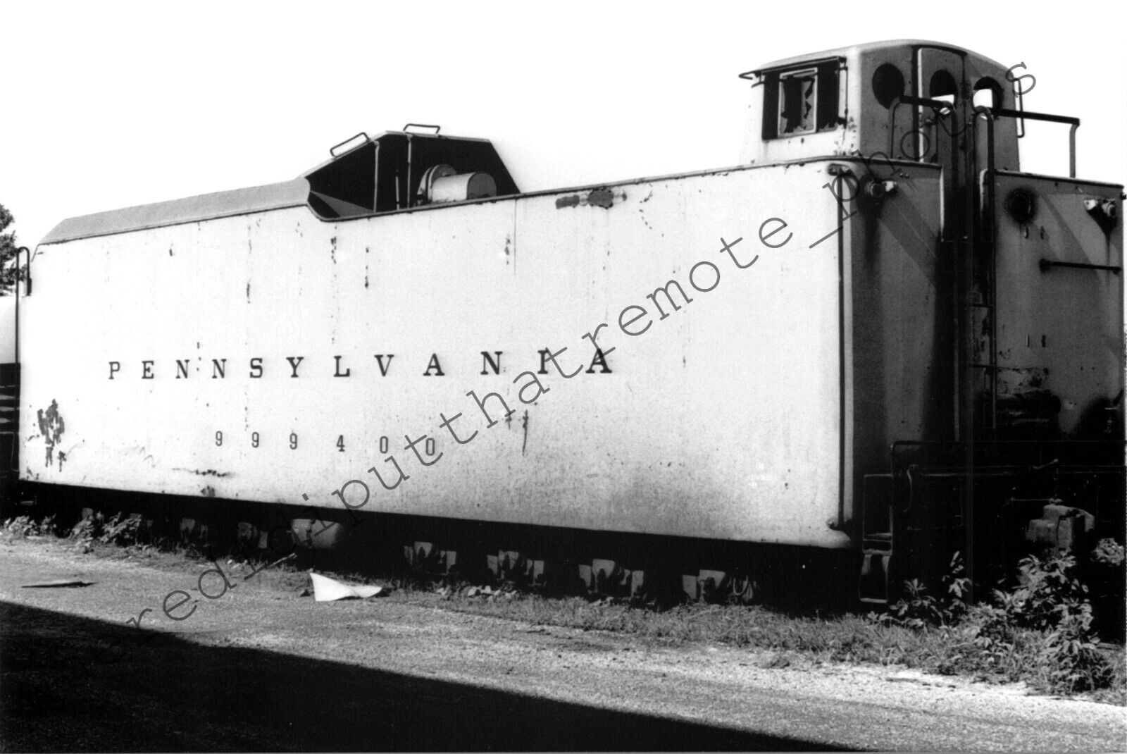 Pennsylvania Railroad PRR 999400 MOW Tender Chicago ILL 1966 Photo