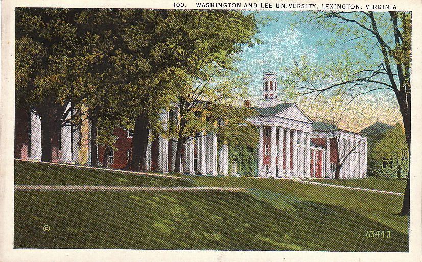  Postcard Washington Lee Unuversity Lexington VA