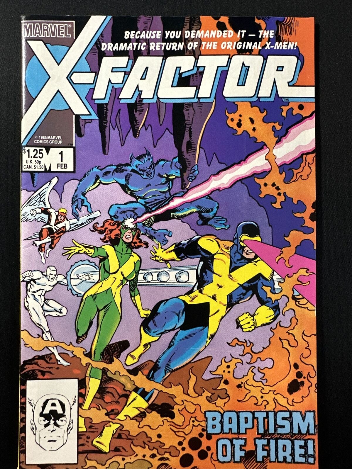 X-Factor #1 Vintage Marvel Copper Age Comics 1986 1st Print Very Fine *A1