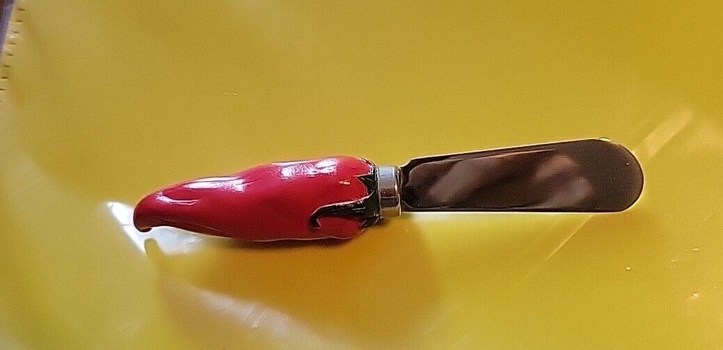 Vintage Red  Chilli Buter Knife