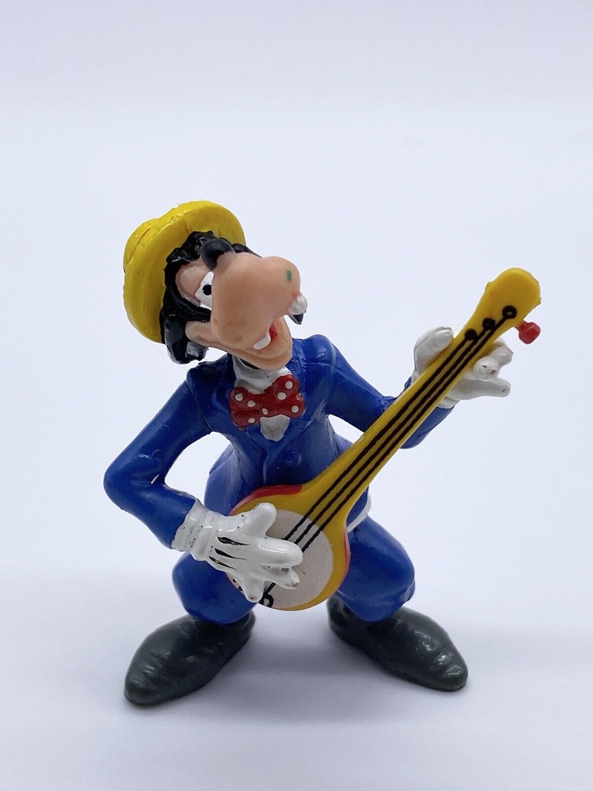 Vintage Applause Walt Disney Co. 3” GOOFY PVC Figure Playing Banjo