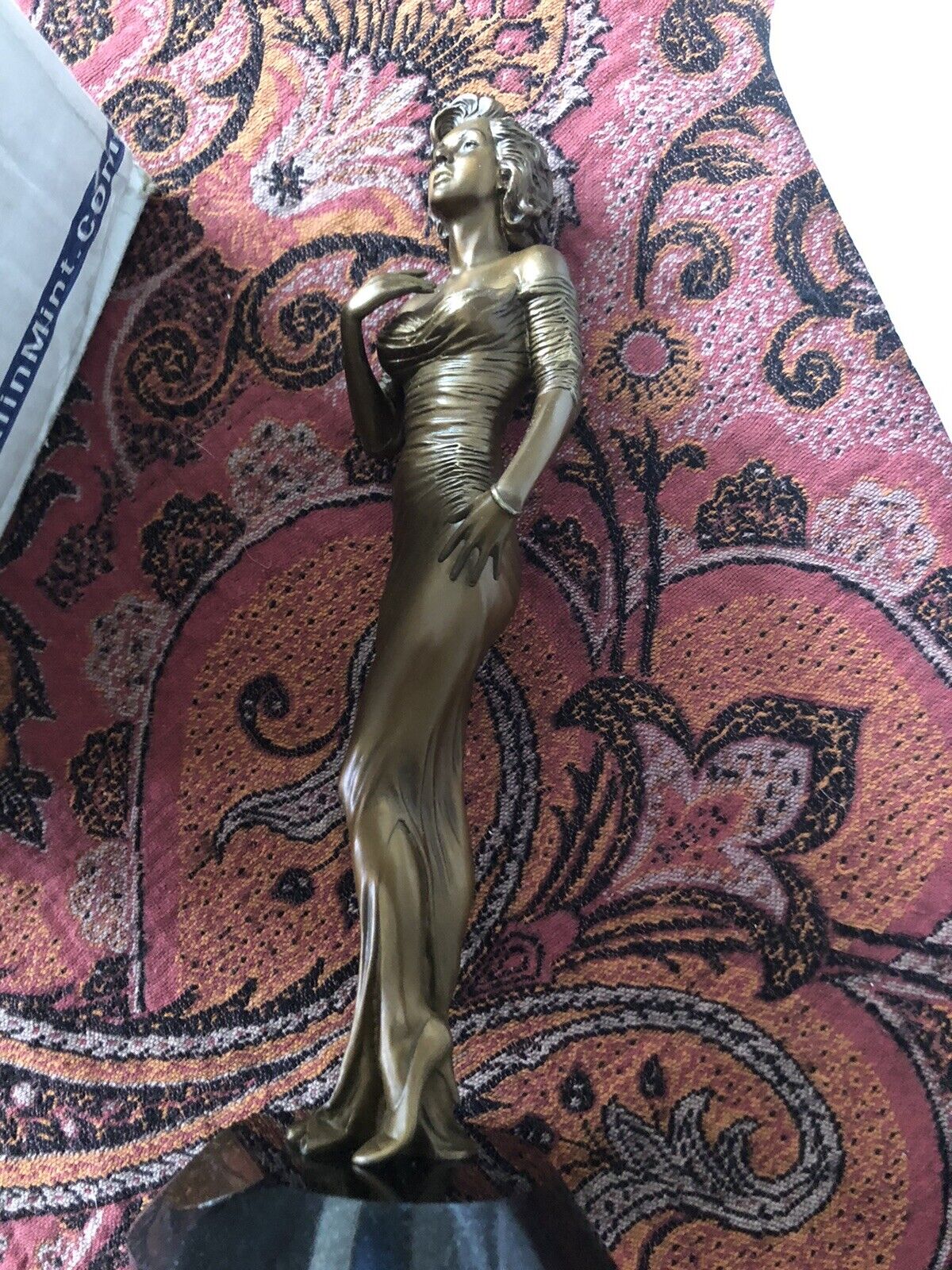 Bronze Caste Marilyn Monroe Statue By The Franklin Mint  622 /9500 From 2001