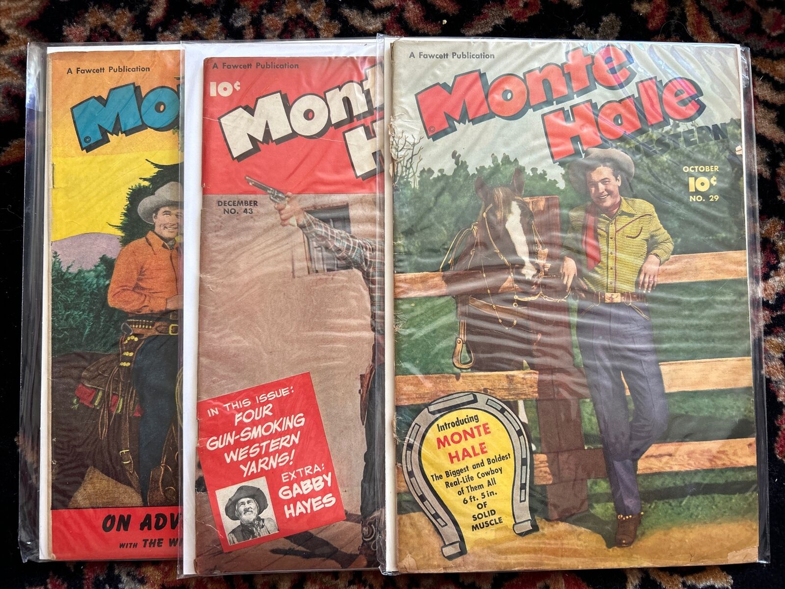 Monte Hale Western #29(1st Issue) 31 43 (1948-1949) GD+/VG Fawcett Photo Covers