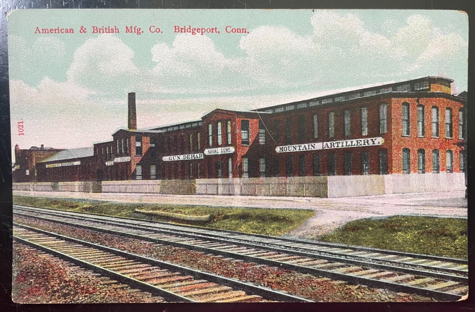 Vintage Postcard 1907-1915 American & British Mfg. Bridgeport, Connecticut (CT)
