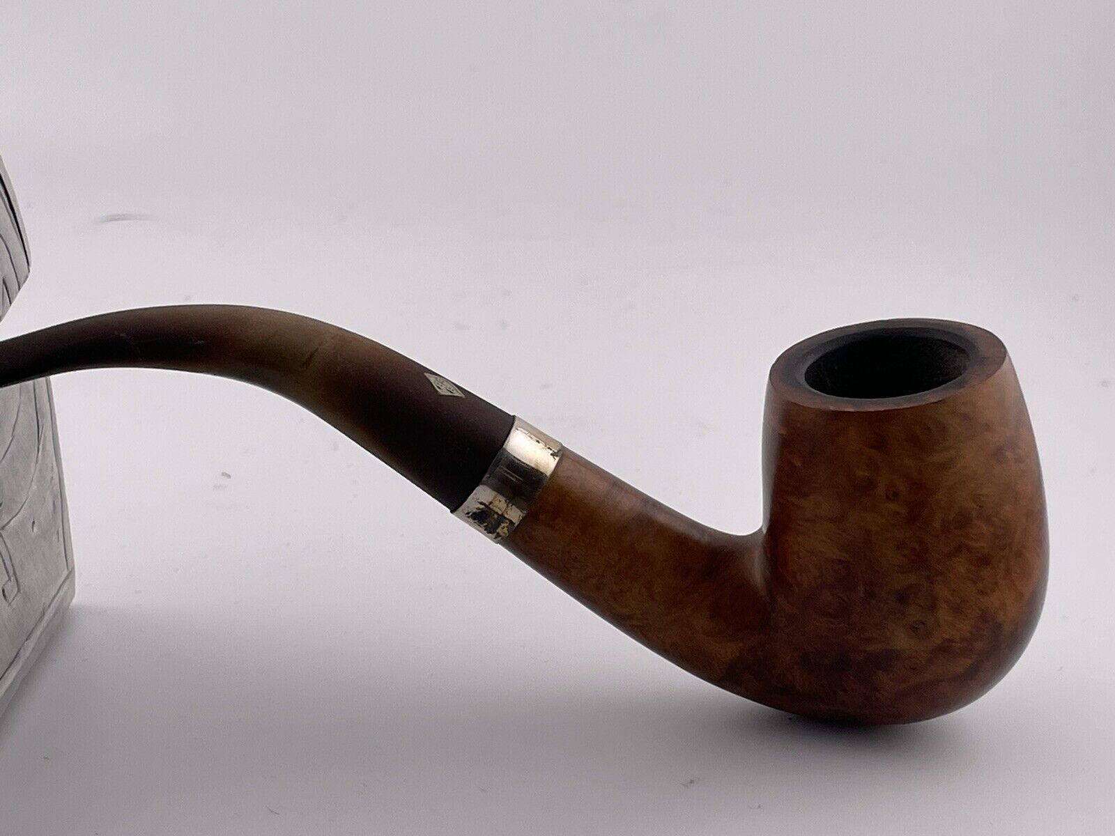 VINTAGE BBB BRITAIN BEST BRIAR OWN MAKE ENGLAND STERLING BAND PIPE 304
