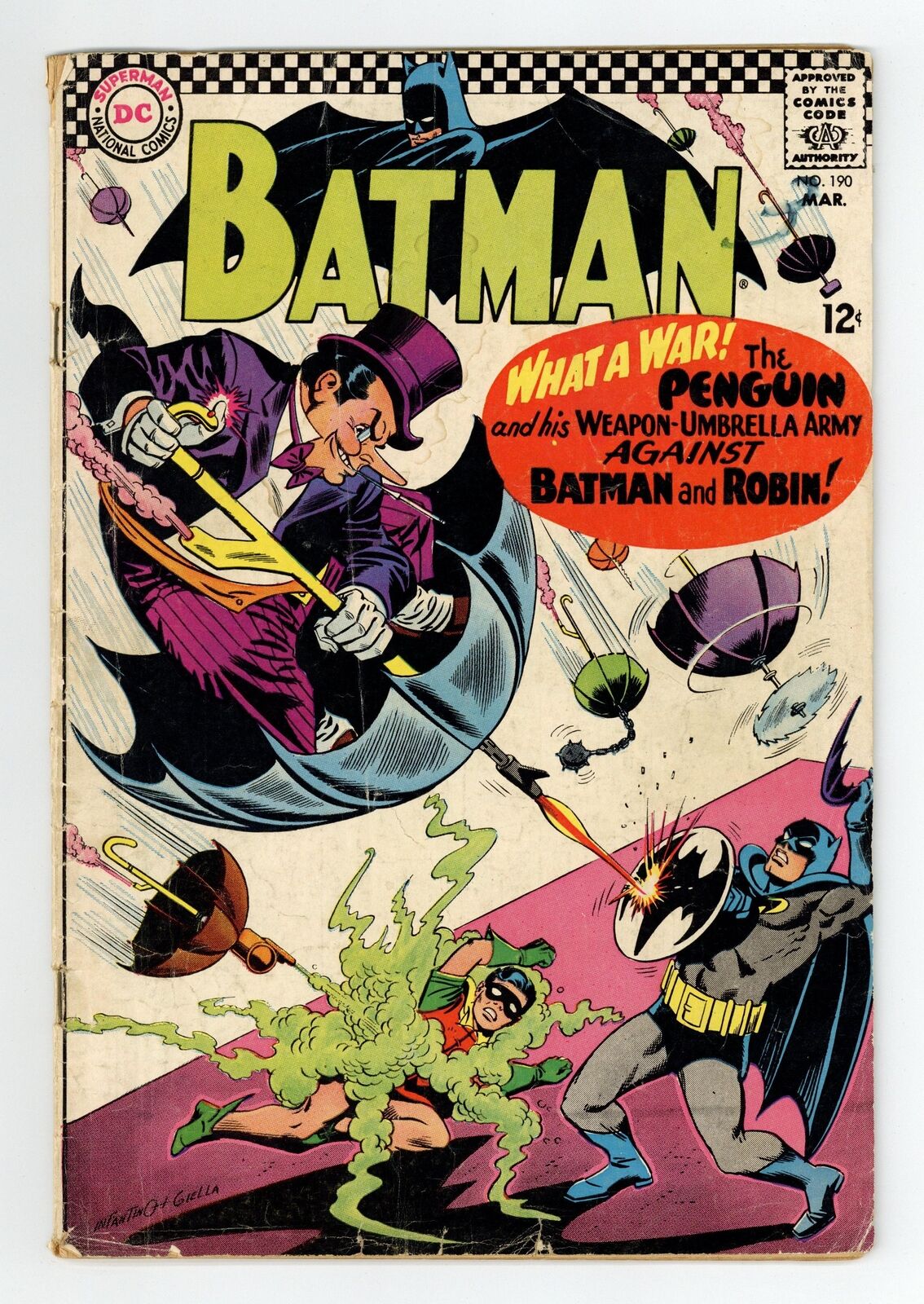 Batman #190 GD+ 2.5 1967